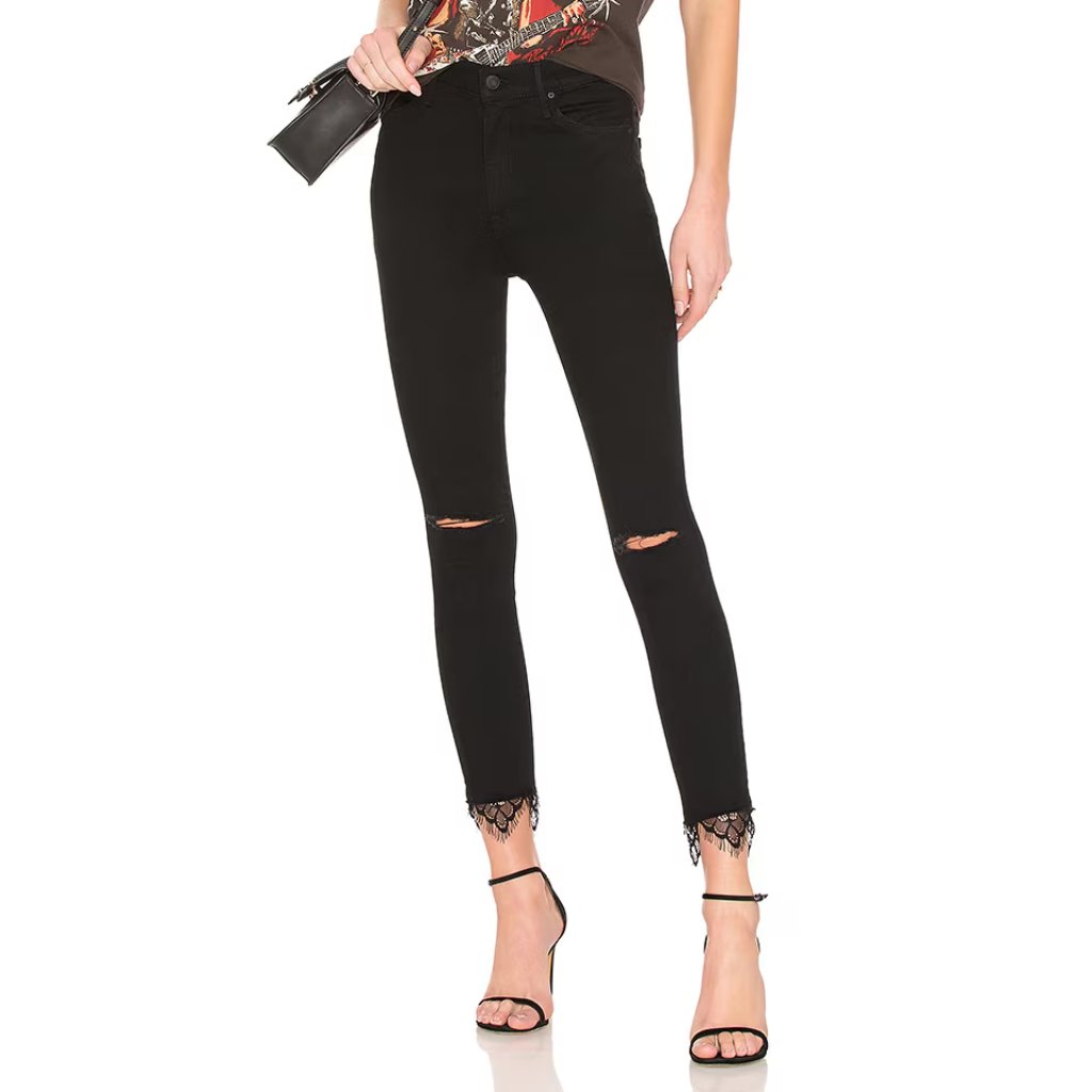 Mother Black Ankle & Cropped Jeans Nwt